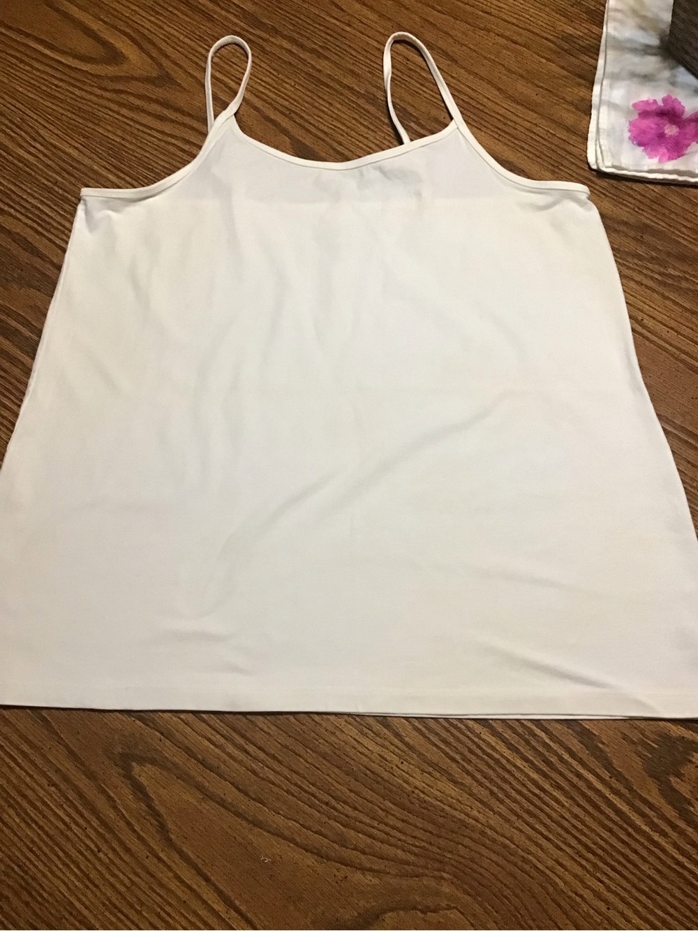 new directions light cream colored size 3X adjustable Spaghetti Strap Camisole R